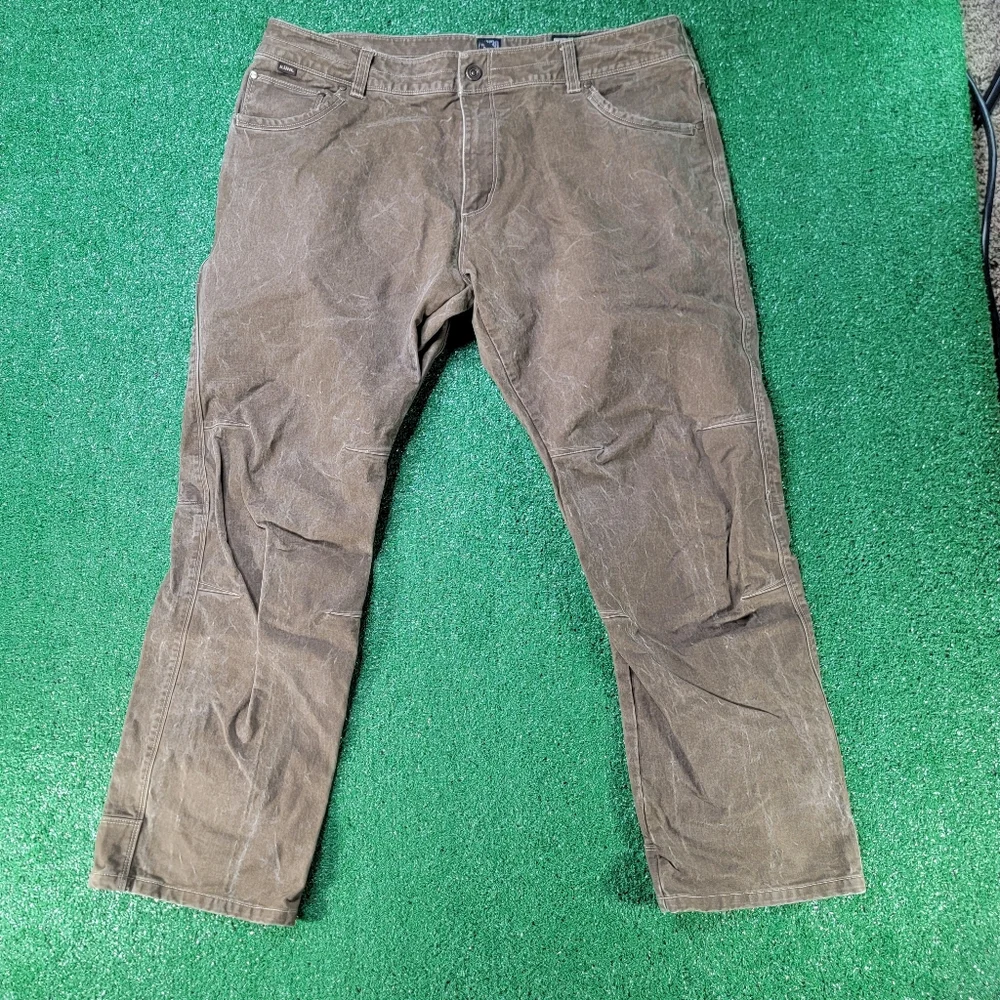 Kuhl Rydr Men's Pants Vintage Patina Dye Brown Hiking Outdoor Work Size 40x30